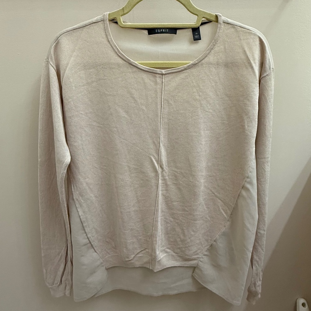 Beige top, Esprit, XS
